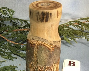 Apple Wood Hand Turned Vase