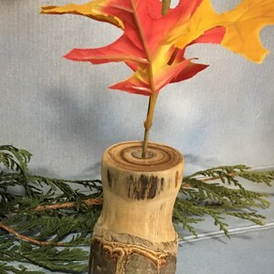 Apple Wood Hand Turned Vase image 5