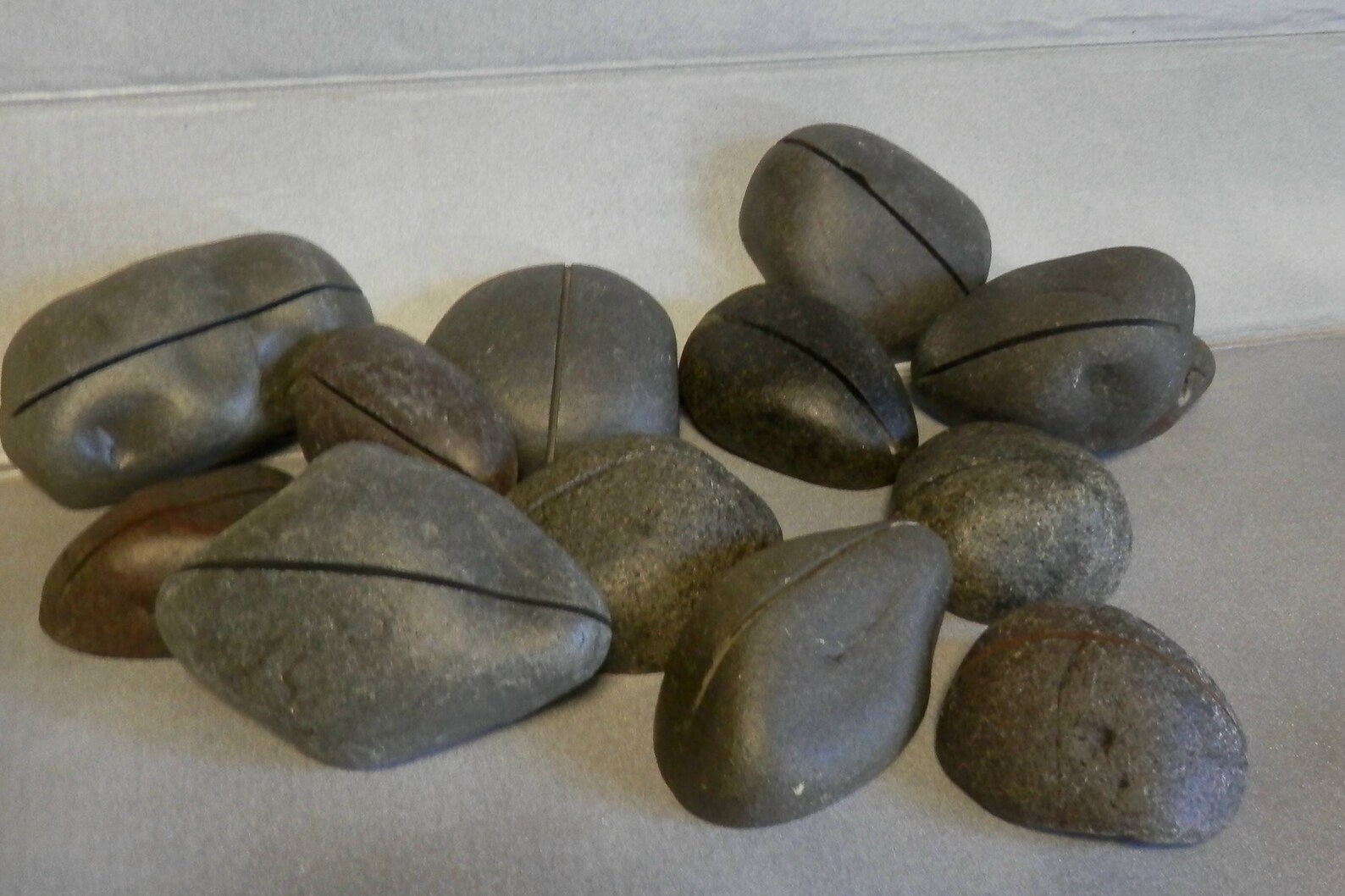 Card Holders Made of Lake Superior Rock, (card Rocks) Place Card ...