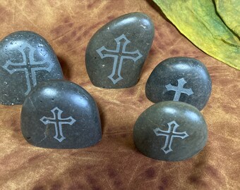 Rock Cross, free-Standing. Paperweight, from Lake Superior