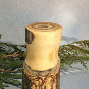 Apple Wood Hand Turned Vase image 2