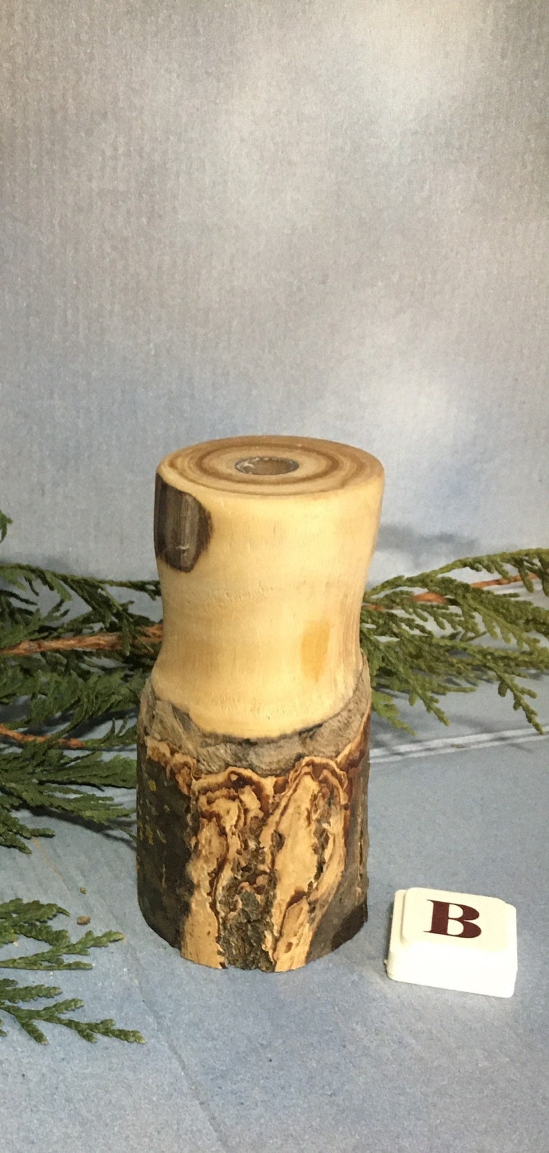 Apple Wood Hand Turned Vase image 2