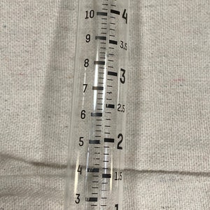 Replacement glass rain gauge vial image 1