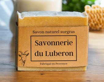 Jabón natural con leche de cabra y miel | orgánico sobreengrasado