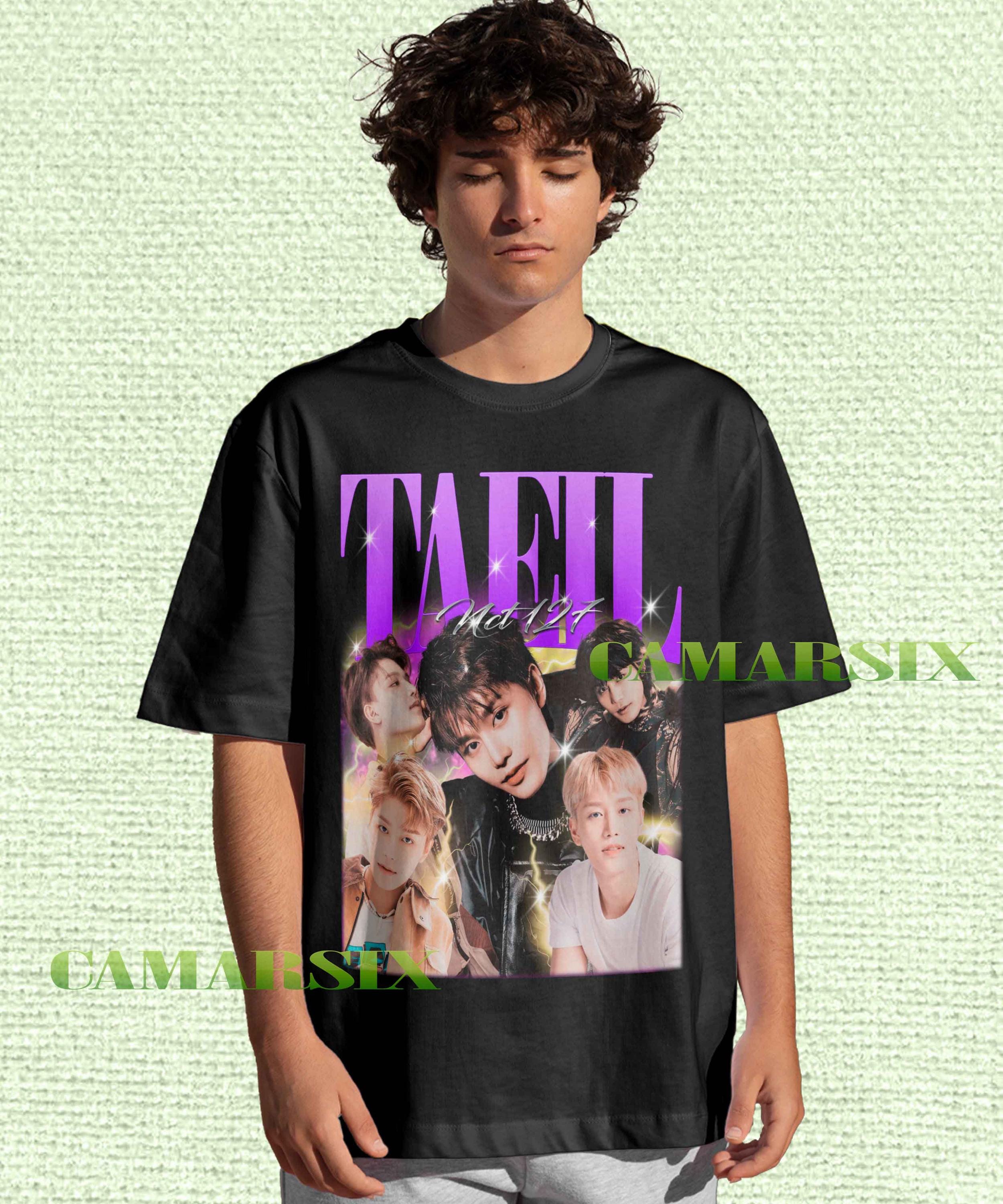 NCT 127 ポップアップ WALK Tシャツ トレカ テイル　TAEIL Taeil NCT 127 Vintage K-pop Shirt, Taeil NCT 127 Retro 90s Tshirt