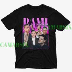 RAMI MALEK Vintage Shirt, Rami Malek Homage Tshirt, Rami Malek Fan Tees, Rami Malek Retro 90s Sweater, Rami Malek Merch Gift