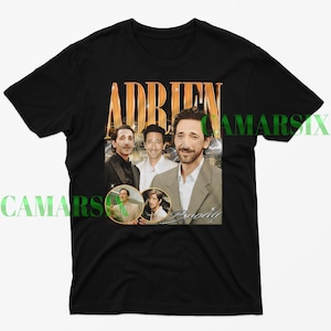 Adrien Brody 90&#39;s T-shirt - Adrien Brody Bootleg Tees, Adrien Brody Fans Gifts, Adrien Brody Vintage Retro Shirt Adrien Brody Fans Kids Tee