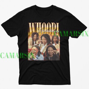 Camisa vintage WHOOPI GOLDBERG, camiseta em homenagem a Whoopi Goldberg, camisetas de fã de Whoopi Goldberg, suéter Whoopi Goldberg anos 90, Whoopi Goldberg