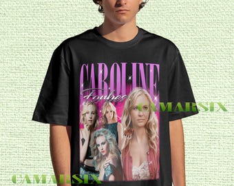 Caroline Forbes Retro T-Shirt, Candice King Vintage Merch, Caroline Forbes Retro TV Show Fan Gift, Caroline Forbes Funny Pop Culture Tee