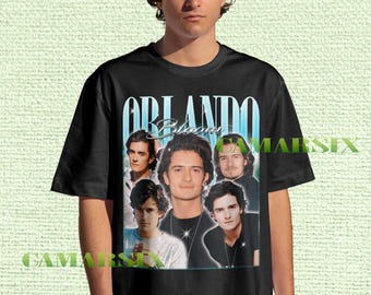 Orlando Bloom Vintage T-shirt, Orlando Bloom Retro Shirt, Orlando Bloom Fan Tees, Orlando Bloom Merch Gift, Orlando Bloom 90s Sweatshirt