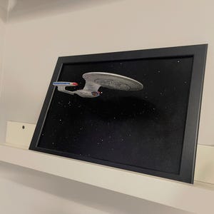 USS Enterprise D | 3D Wall Art