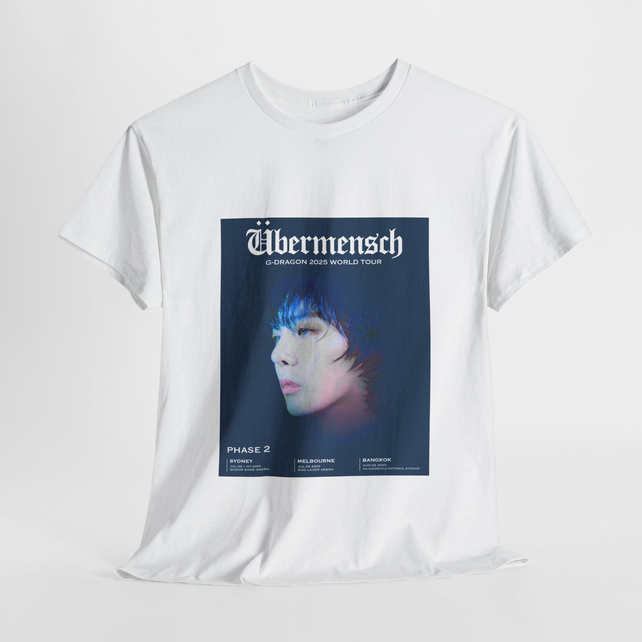 G-DRAGON ジヨン Ubermensch T-SHIRT 白 ホワイト WHITE ゲーム