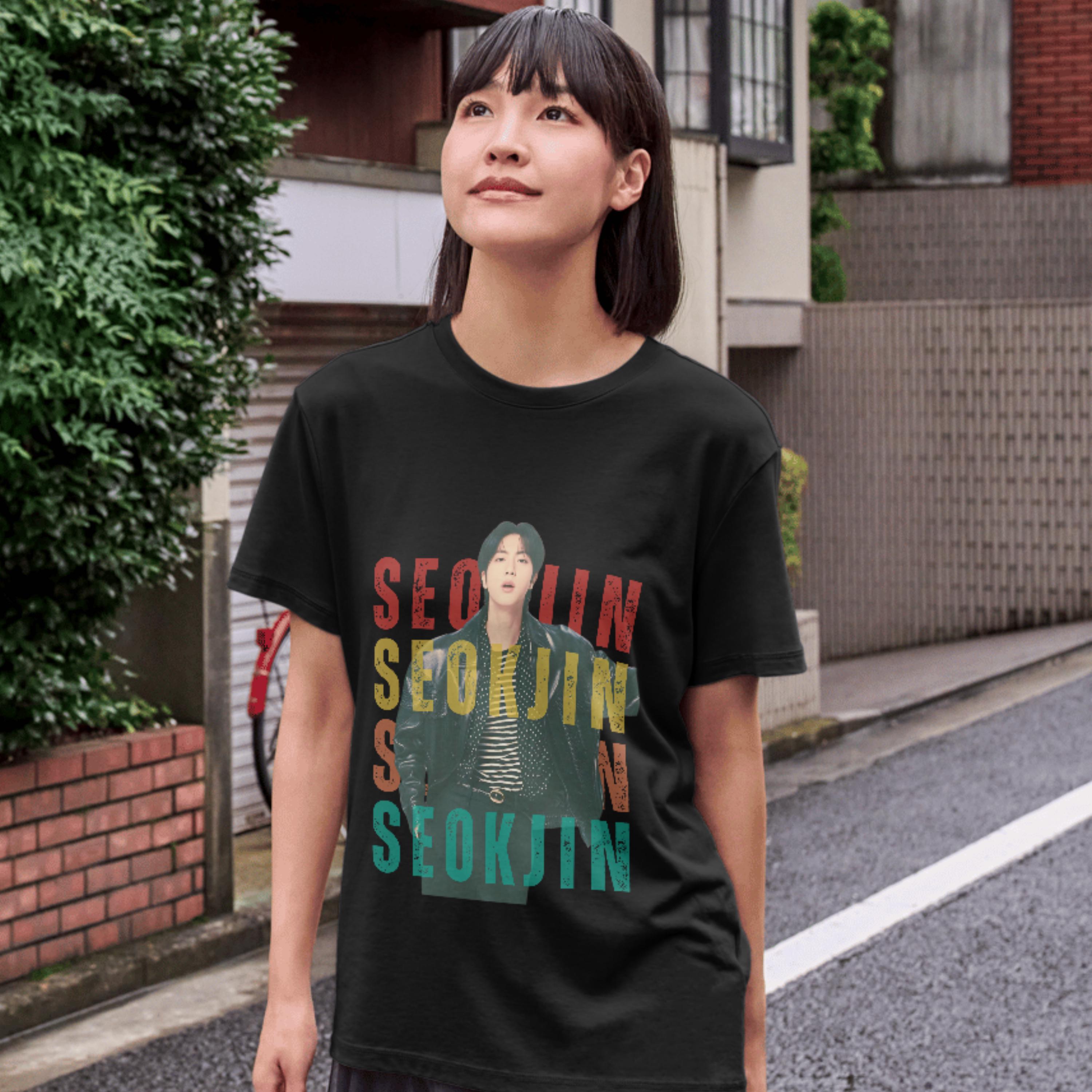 BTS Jin Echo Album Retro Shirt, Kim Seokjin Vintage Retro
