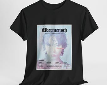 G-Dragon Phase 1 Ubermensch World Tour Unisex T-Shirt | Kwon Ji Yong Cotton Tee | Bigbang VIP Fan Gift | GD Fan Made Small to 5XL sizes