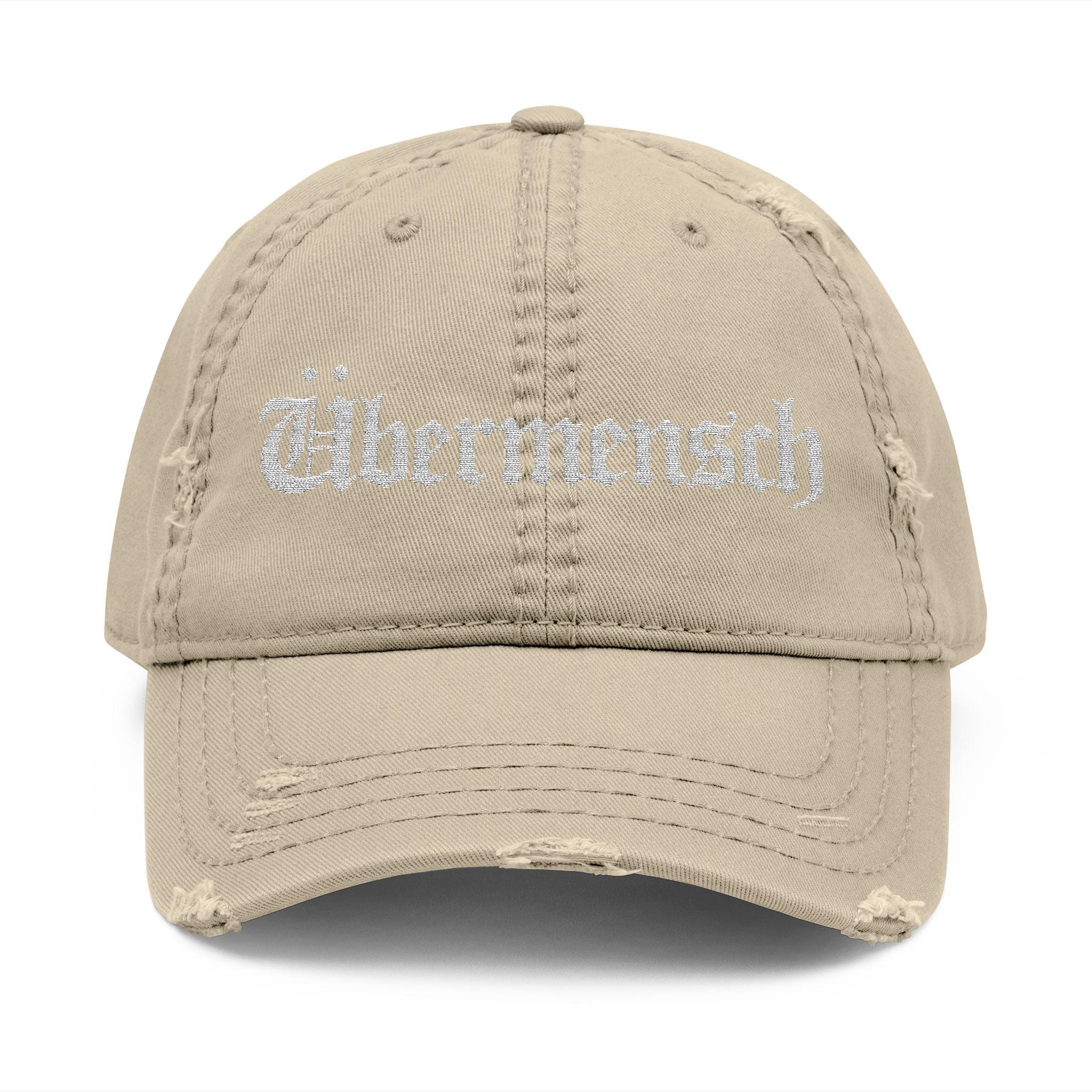 G-dragon Distressed Style Hat, Übermensch Embroidery Kpop