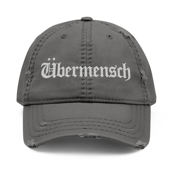 G-DRAGON Übermensch VINTAGE CAPキャップ帽子 G-dragon Distressed Style Hat, Übermensch Embroidery Kpop