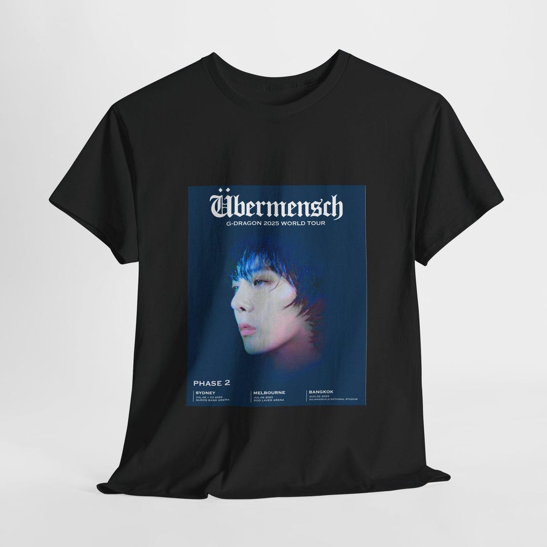 G-DRAGON ジヨン Ubermensch Tシャツ G-dragon Phase 2 Ubermensch World Tour Unisex T-shirt | Kwon