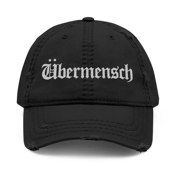 G-dragon Distressed Style Hat, Übermensch Embroidery Kpop