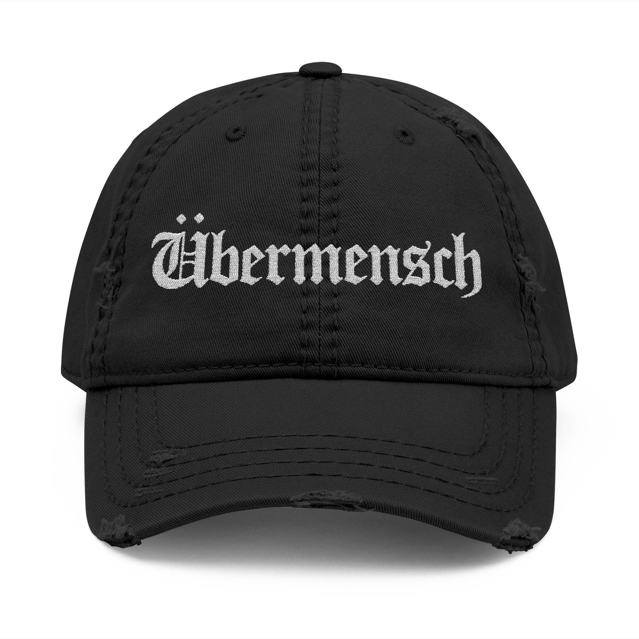G-dragon Distressed Style Hat, Übermensch Embroidery Kpop