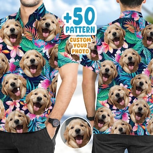Personalized Pet Photo Hawaiian Shirt: Tropical Aloha Shirt