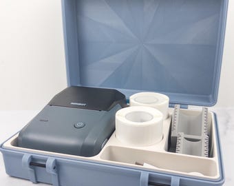 Niimbot B1 Etikettendrucker Aufbewahrungskoffer | 3D gedruckter Pepet-Organizer mit Fläschchen Etikettierer