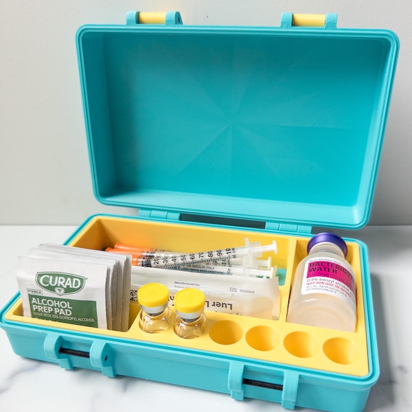 Organizer Fall für Anti-Peptide, Reisefreundlicher Spritzorganisator