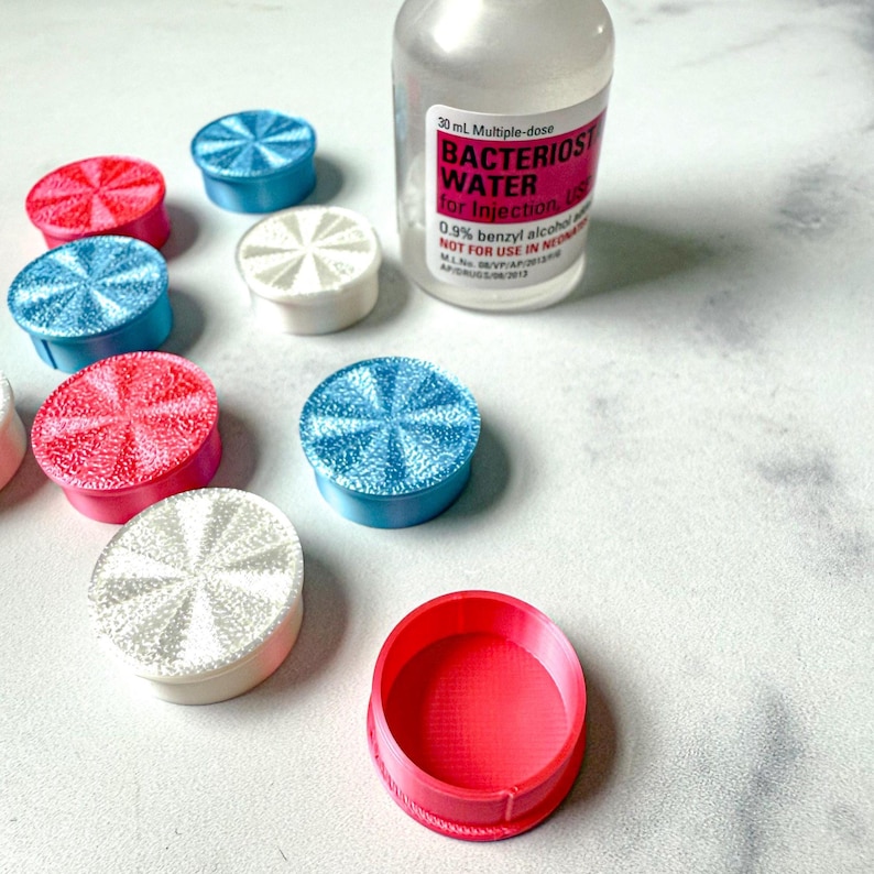 Vial Caps for 3ml, 10 Pack for Snap Off Crimp Caps image 9