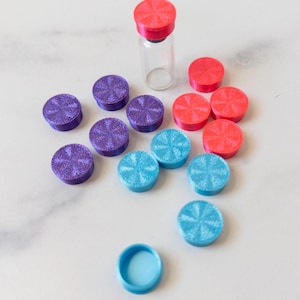 Vial Caps for 3ml, 10 Pack for Snap Off Crimp Caps image 2