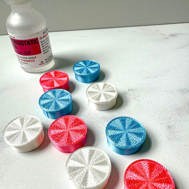 Vial Caps for 3ml, 10 Pack for Snap Off Crimp Caps image 8