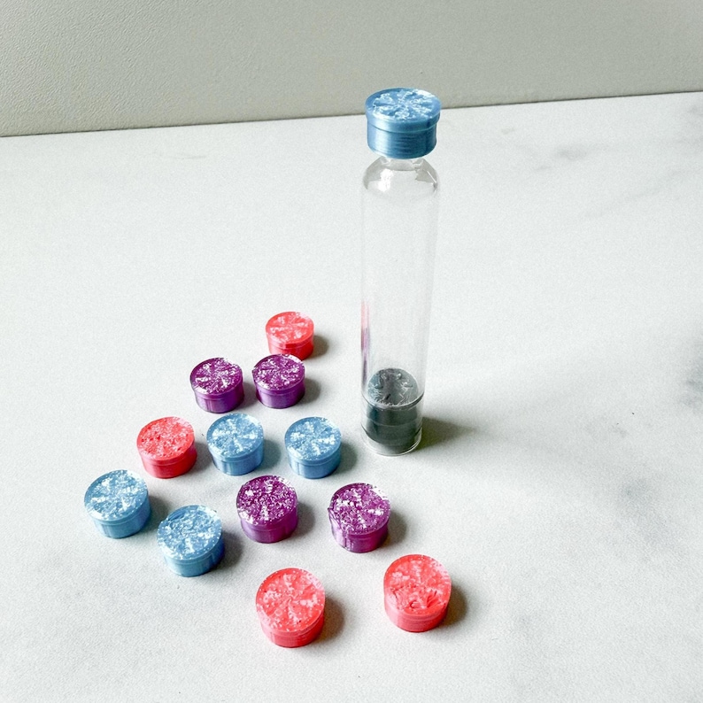 Vial Caps for 3ml, 10 Pack for Snap Off Crimp Caps Cart 3mL (10pk)