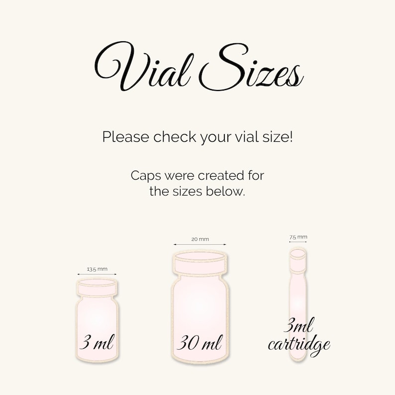 Vial Caps for 3ml, 10 Pack for Snap Off Crimp Caps image 5