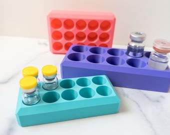 Racks de almacenamiento para viales de péptidos de 3 ml y 10 ml