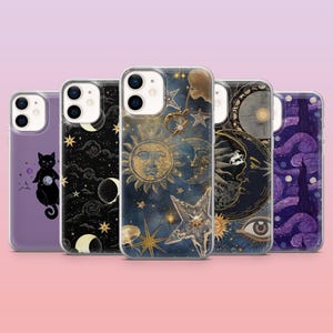 Witchy Phone Case Spiritual Witch Cover for iPhone 16 Pro, 15, 14, 13, 12, Samsung S25+, S24FE, S23, S22, A16, A25, Pixel 9Pro,8A