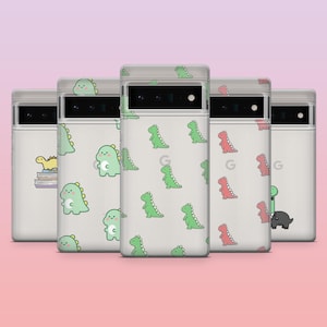 Dinosaur Phone Case T-Rex Cute Dino Cover for Google Google Pixel 9, 9Pro, 8A, 7Pro, 6A, Samsung S25, S24, S23, A16, iPhone 16, 15