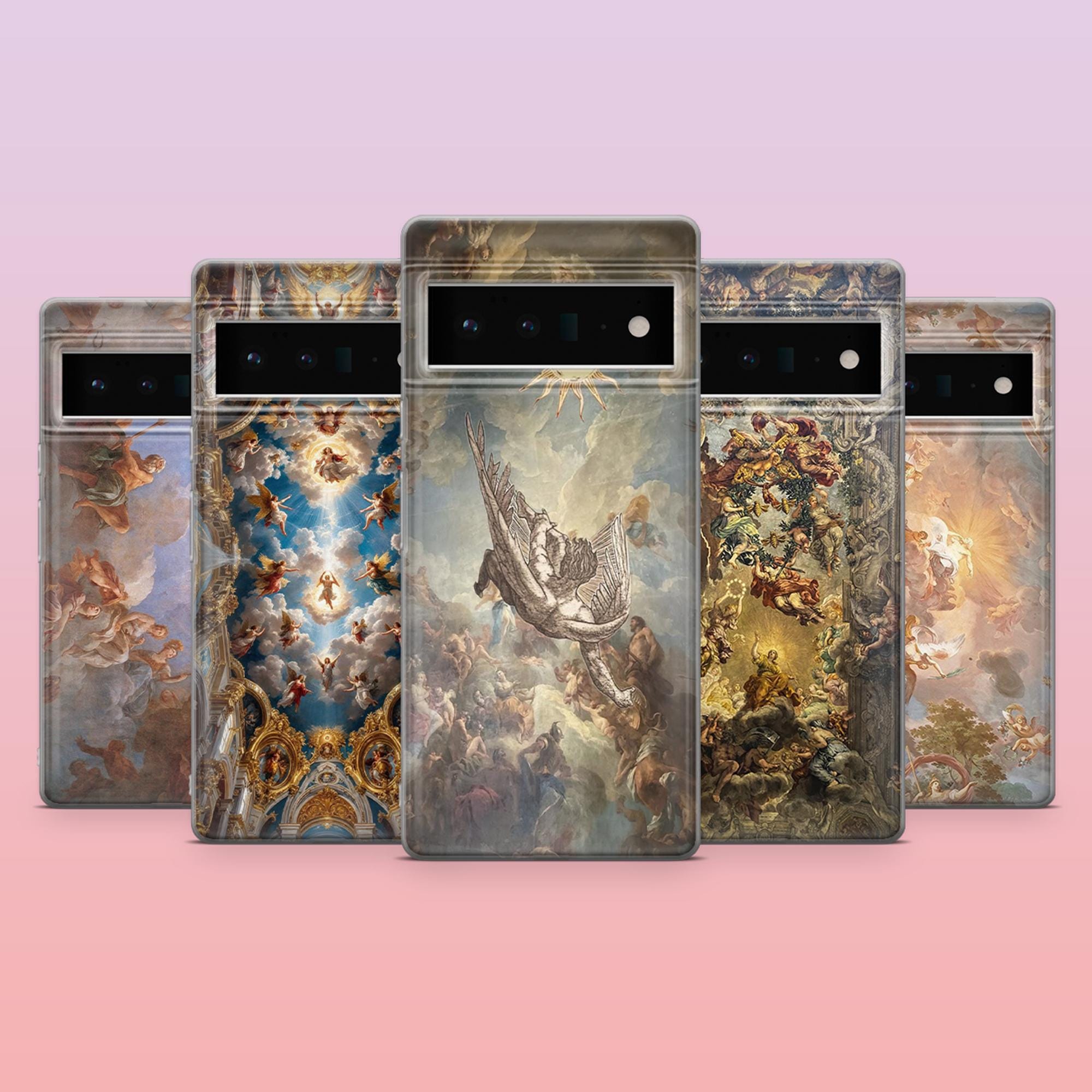 Renaissance Phone Case Historical Greek Art Cover for Google Google Pixel 9, 9Pro, 8A, 7Pro, 6A, Samsung S25, S24, S23, A16, iPhone 16, 15