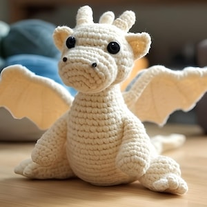 Dragon Amigurumi Crochet Pattern | Crochet Dragon Pattern | Amigurumi Crochet Pattern | PDF Crochet Pattern | No Sew Crochet Pattern