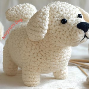 Crochet Dog pattern | Pattern Puppy Toy Dog | Puppy PDF Tutorial | Amigurumi Crochet Pattern | PDF Crochet Pattern | No Sew Crochet Pattern