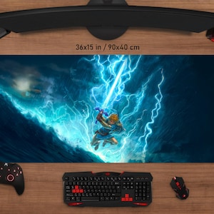 The Legend of Zelda Mouse Pad • Personalized Printing • Gaming Mouse Pad • Customized Mouse Pad • Game • Anime • Desk Mat