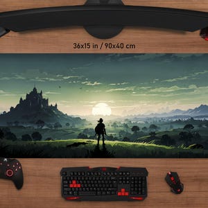 The Legend of Zelda Mouse Pad • Personalized Printing • Gaming Mouse Pad • Customized Mouse Pad • Game • Anime • Desk Mat