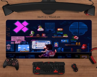 Super Mario World Desk Mat – Retro Gaming Mouse Pad