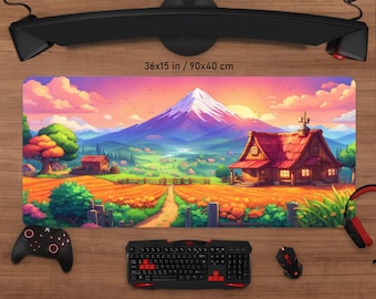 Stardew Valley Desk Mat • Extended Gaming Mousepad