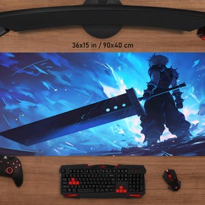 Final Fantasy Mouse Pad • Personalized Printing • Gaming Mouse Pad • Customized Mouse Pad • Game • Anime • Desk Mat