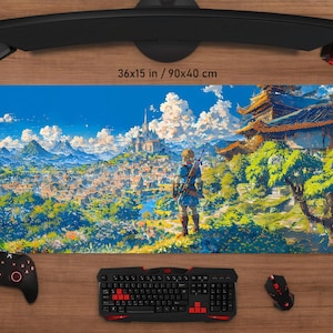 The Legend of Zelda Mouse Pad • Personalized Printing • Gaming Mouse Pad • Customized Mouse Pad • Game • Anime • Desk Mat