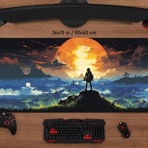 The Legend of Zelda Mouse Pad • Personalized Printing • Gaming Mouse Pad • Customized Mouse Pad • Game • Anime • Desk Mat
