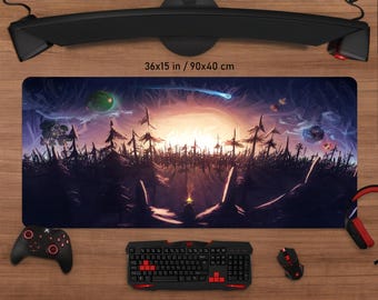 Outer Wilds Gaming Mouse Pad: Vivid Print, Stitched Edge