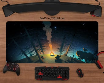 Outer Wilds Gaming Mouse Pad: Vivid Print, Stitched Edge