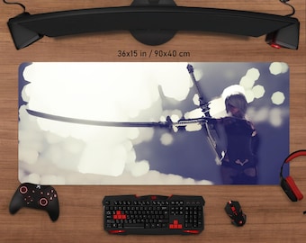 Nier Automata Gaming Mouse Pad: Vibrant Anime Desk Mat
