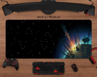 Tapis de souris Outer Wilds : tapis de bureau de jeu personnalisé