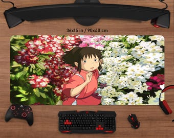 Spirited Away Mouse Pad: Anime Gaming Desk Mat, Personalized