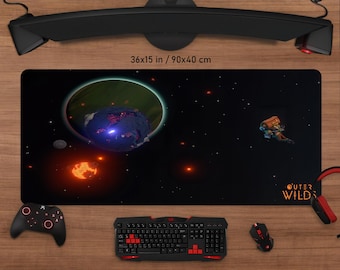 Outer Wilds Mouse Pad: Personalized Gaming Desk Mat